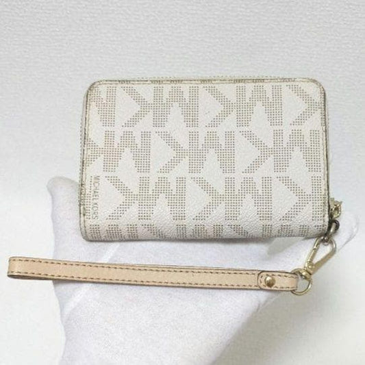 MICHAEL KORS ラウンドジップ 小銭入れ ホワイト 2