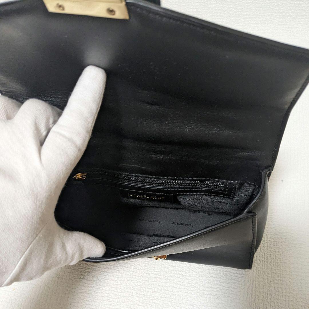 MICHAEL KORS 2wayショルダーバッグ 黒 7