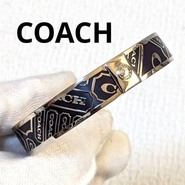 COACH コーチ バングル ブレスレット パープル 全体