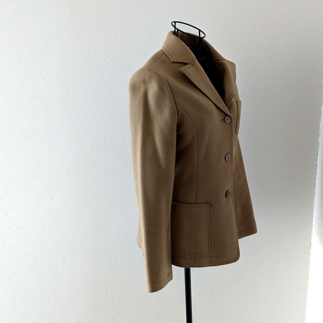 OLD ENGLAND カシミヤ混 ジャケットコート ベージュ 2