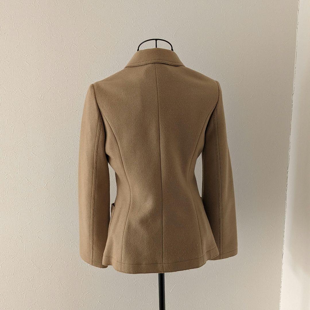 OLD ENGLAND カシミヤ混 ジャケットコート ベージュ 3