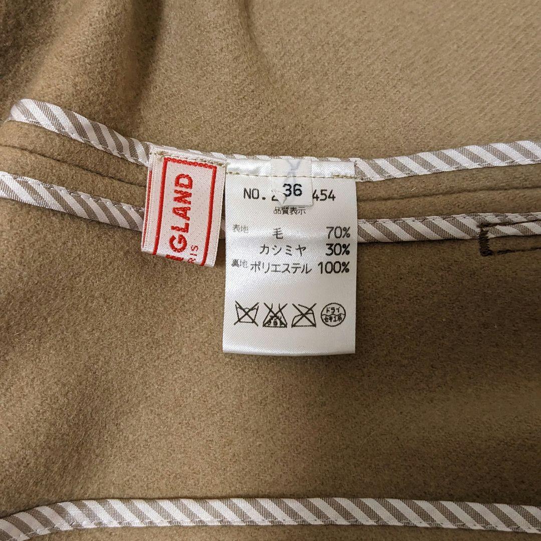 OLD ENGLAND カシミヤ混 ジャケットコート ベージュ 5
