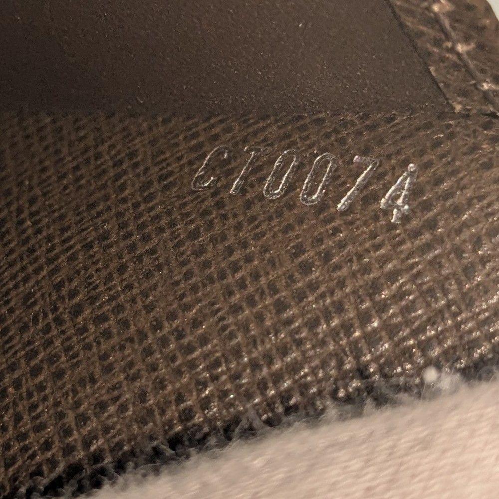 LOUIS VUITTON タイガ 二つ折り財布 ダークブラウン 16