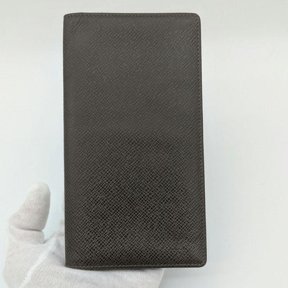 LOUIS VUITTON タイガ 二つ折り財布 ダークブラウン 2