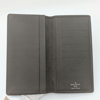 LOUIS VUITTON タイガ 二つ折り財布 ダークブラウン 5