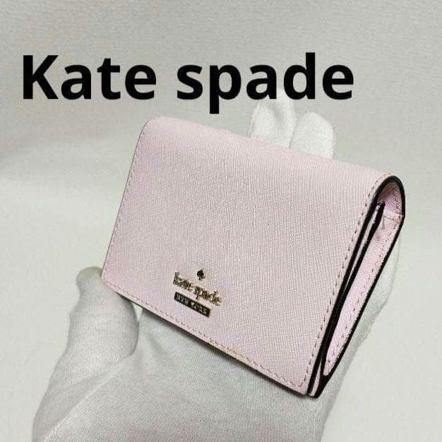 kate spade new york パスケース ピンク 正面