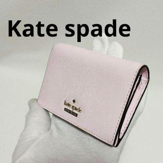 kate spade new york パスケース ピンク 正面