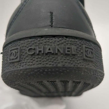 CHANEL マトラッセ ハイカットスニーカー ブラック 13