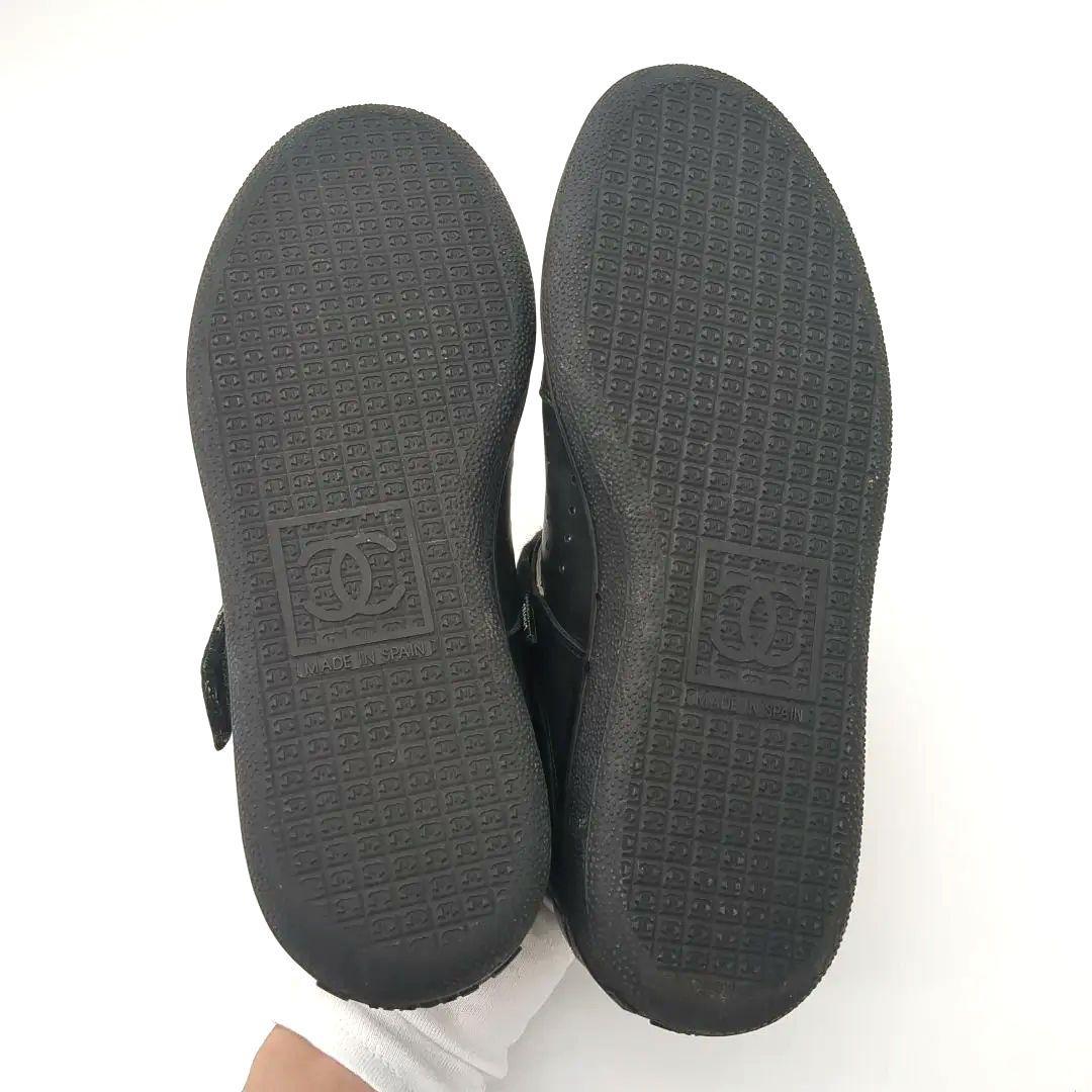 CHANEL マトラッセ ハイカットスニーカー ブラック 6