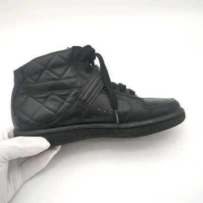 CHANEL マトラッセ ハイカットスニーカー ブラック 7