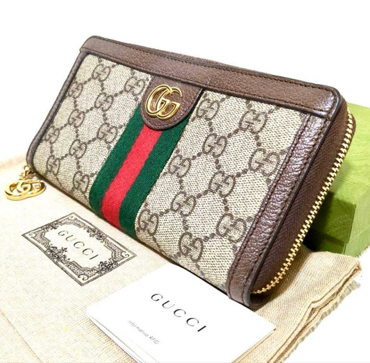 GUCCI オフィディア GGスプリーム 長財布 正面
